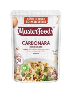 Masterfoods Recipe Base Carbonara 170g x 8